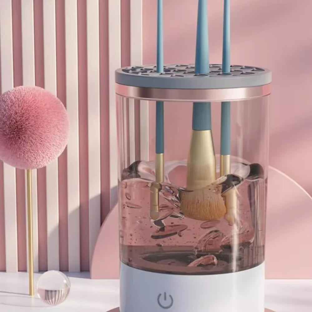 Automatic Makeup Brush Cleaner & Dryer | USB Electric Brush Washing Machine