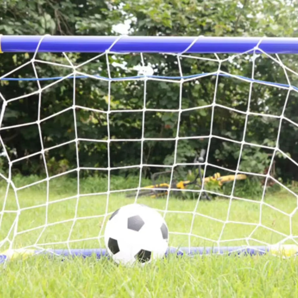 Lightweight Portable Micro Soccer Goal Set with Net Pump and Ball for Indoor/Outdoor Park and Beach Training